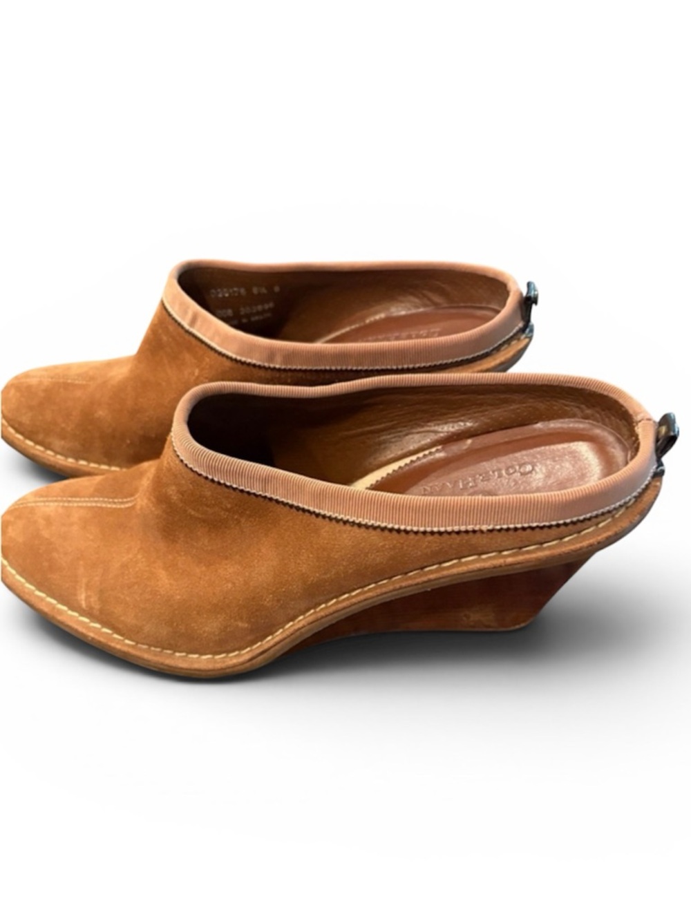 Cole Haan Slip On Shoes Jaynie Mule suede wedge